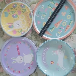 Easter tin plates